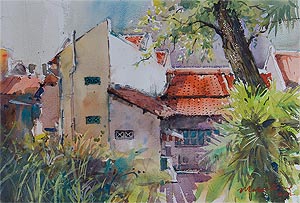 Singapore Watercolour Society Vice President Marvin Chew