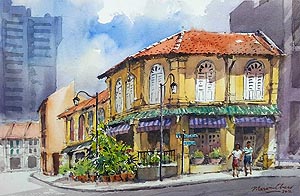 Singapore Watercolour Society Vice President Marvin Chew